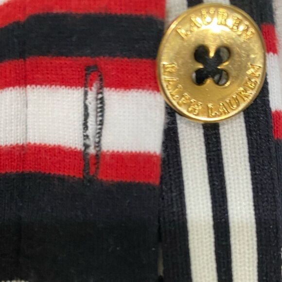 Lauren Ralph Lauren Nautical Preppy Striped Midi T Shirt Knit Dress SZ Small - Picture 12 of 16